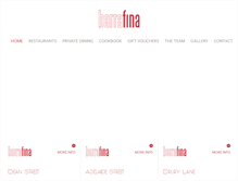 Tablet Screenshot of barrafina.co.uk